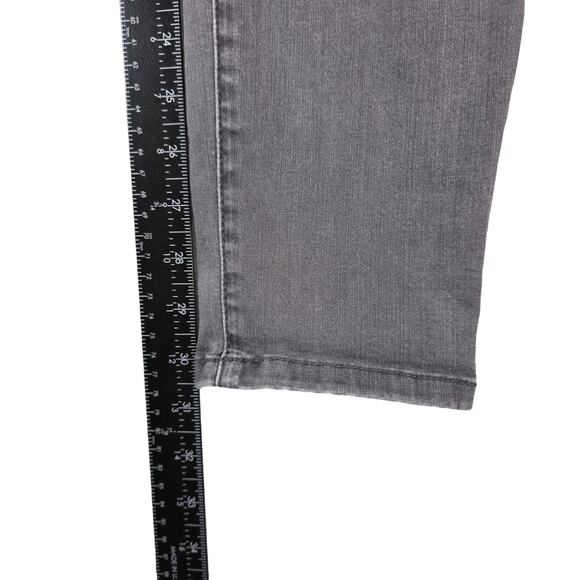 Cabi Jeans Women 6 Style 5167 Graphite Zip Skinny Stretch Gray Moto Zip Pockets - Picture 9 of 11